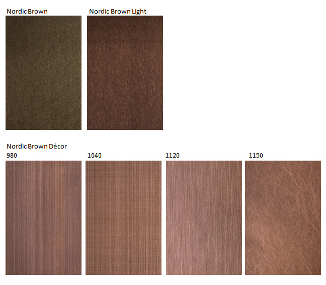 nordic brown colors